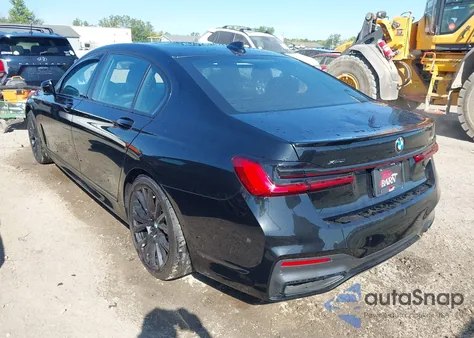 2022 BMW 750 I xDrive from USA, damaged, VIN WBA7U2C01NCK81206